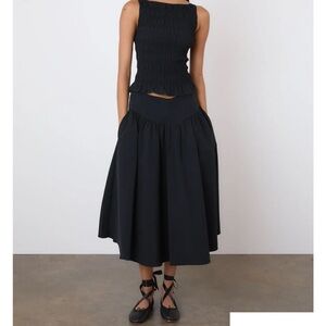 Peachy Den ‘The Deba Skirt’ in Oynx - S